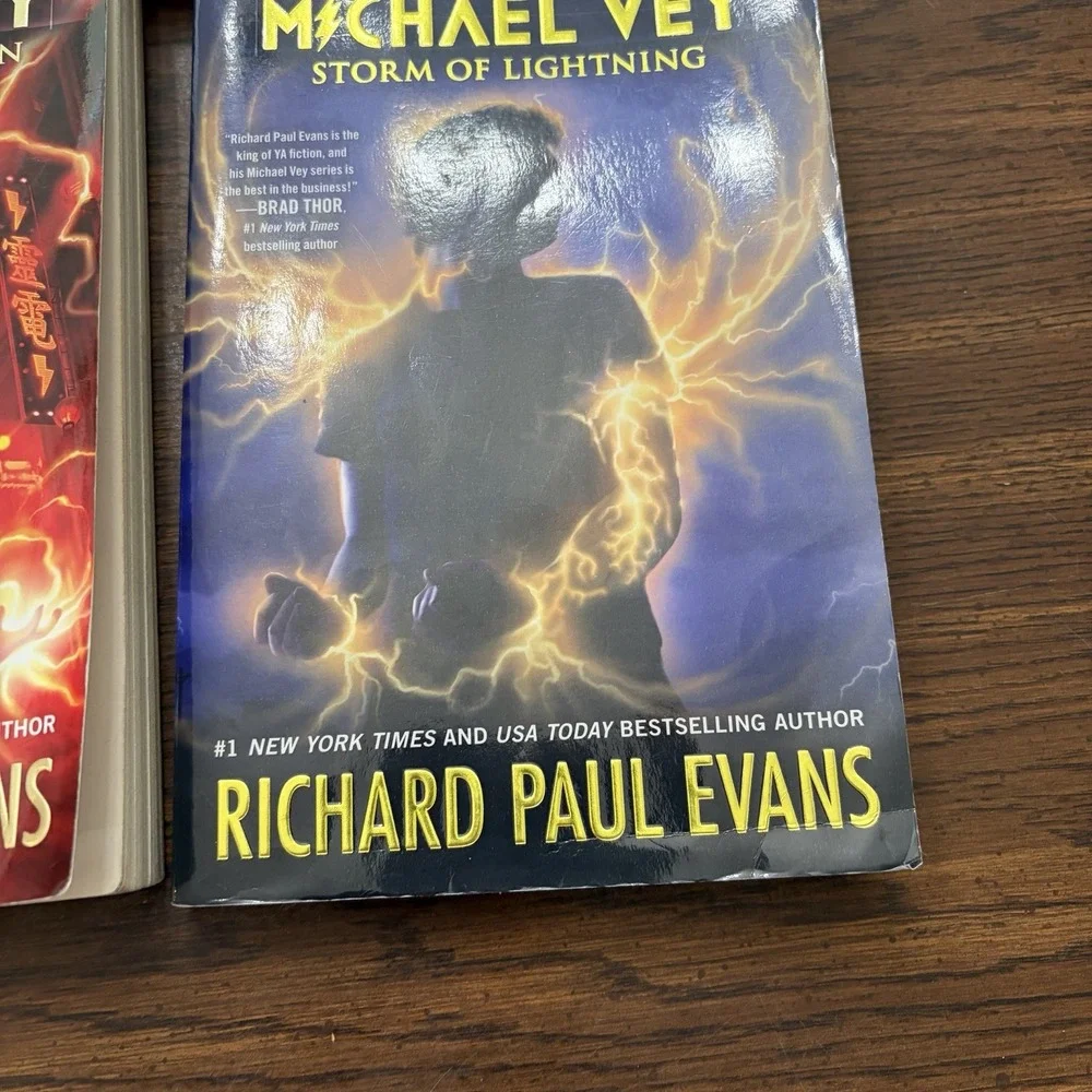 Michael Vey Books Lot Of 3 Richard Paul Evans Books 3-5
